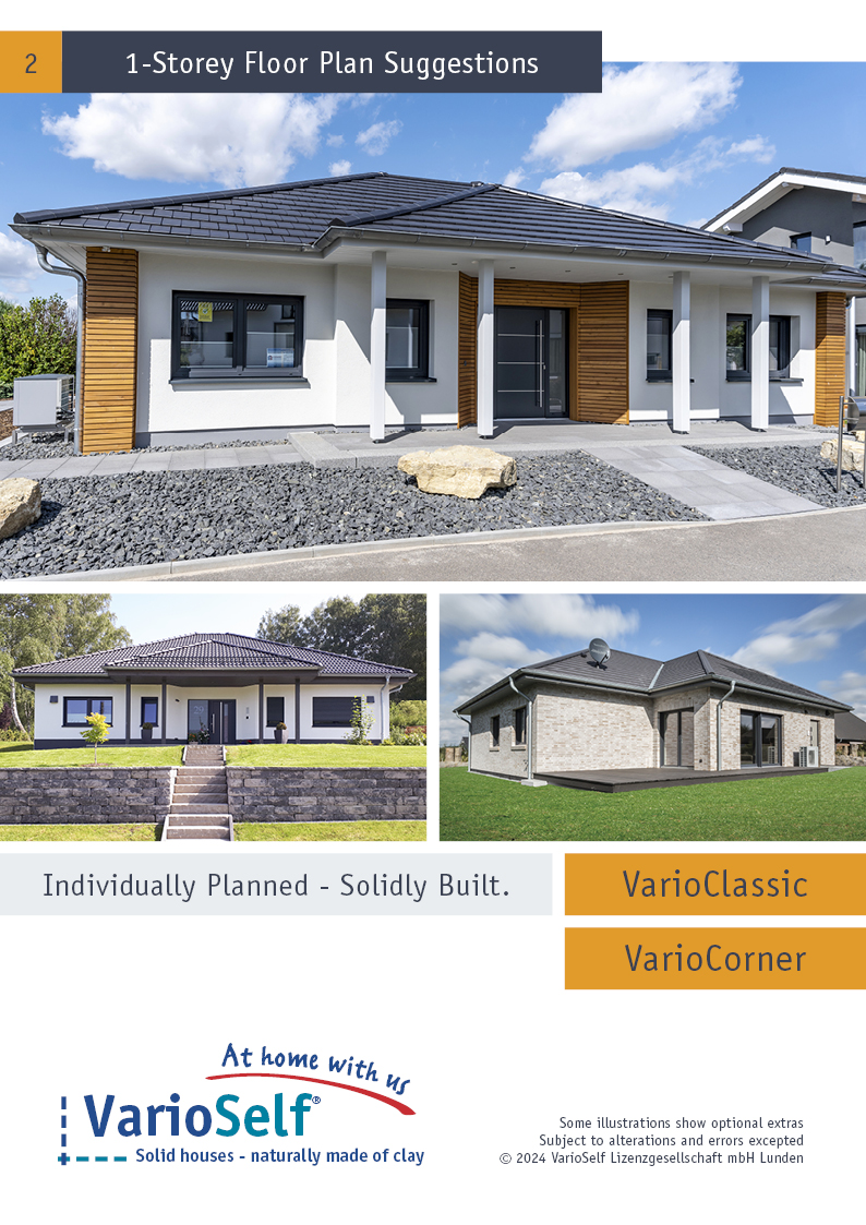 Proposed floor plans 1-storey