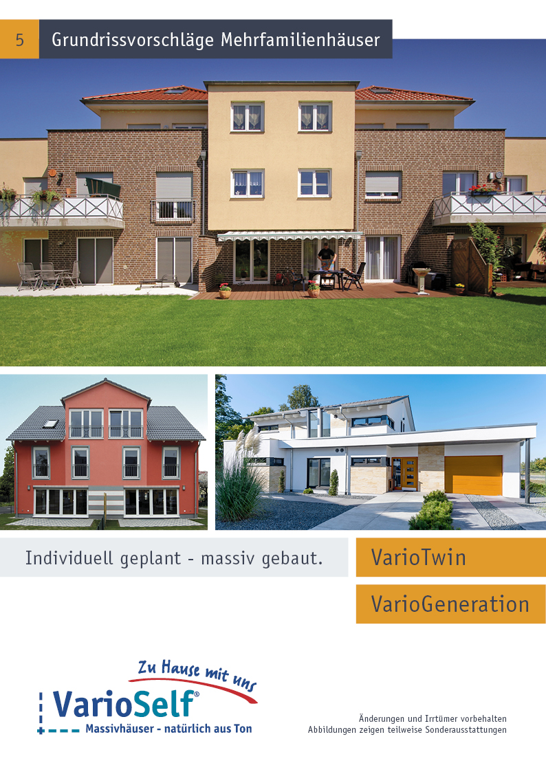 Grundrissvorschläge Mehrfamilienhäuser